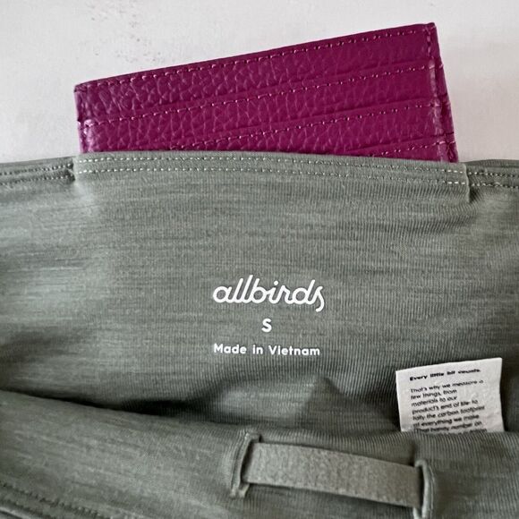 Allbirds Natural Leggings Hazy Pine Mid Rise Size Small Eco Friendly Fabric - Picture 4 of 14